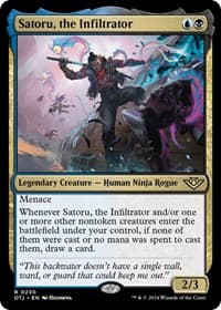 Satoru, the Infiltrator - Outlaws of Thunder Junction - Magic: The Gathering card