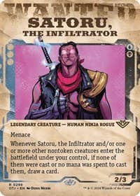 Satoru, the Infiltrator (Showcase) - Outlaws of Thunder Junction - Magic: The Gathering card
