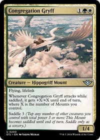 Congregation Gryff - Outlaws of Thunder Junction - Magic: The Gathering card