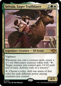 Selvala, Eager Trailblazer - Outlaws of Thunder Junction - Magic: The Gathering card