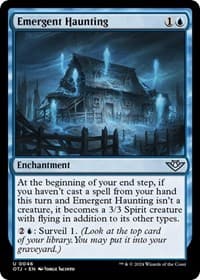 Emergent Haunting - Outlaws of Thunder Junction - Magic: The Gathering card
