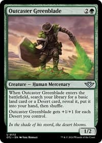 Outcaster Greenblade - Outlaws of Thunder Junction - Magic: The Gathering card