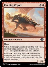 Cunning Coyote - Outlaws of Thunder Junction - Magic: The Gathering card