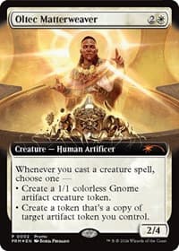 Oltec Matterweaver (Extended Art) - Launch Party & Release Event Promos - Magic: The Gathering card