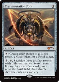 Transmutation Font - Launch Party & Release Event Promos - Magic: The Gathering card
