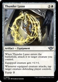 Thunder Lasso - Outlaws of Thunder Junction - Magic: The Gathering card