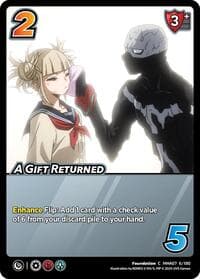 A Gift Returned - UniVersus: My Hero Academia: Girl Power - UniVersus card