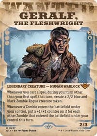 Geralf, the Fleshwright (Showcase) - Outlaws of Thunder Junction - Magic: The Gathering card