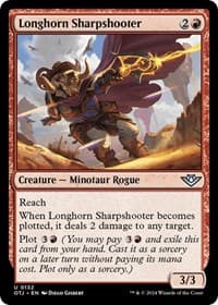 Longhorn Sharpshooter - Outlaws of Thunder Junction - Magic: The Gathering card