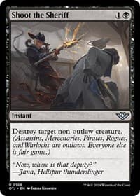 Shoot the Sheriff - Outlaws of Thunder Junction - Magic: The Gathering card