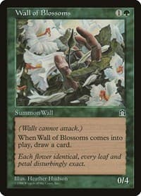 Wall of Blossoms - Stronghold - Magic: The Gathering card