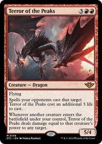 Terror of the Peaks - Outlaws of Thunder Junction - Magic: The Gathering card