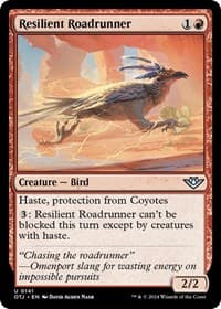 Resilient Roadrunner - Outlaws of Thunder Junction - Magic: The Gathering card
