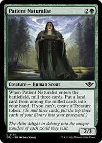 Patient Naturalist - Outlaws of Thunder Junction - Magic: The Gathering card