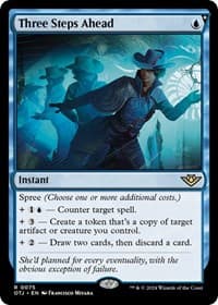 Three Steps Ahead - Outlaws of Thunder Junction - Magic: The Gathering card