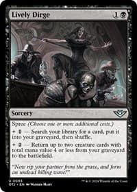 Lively Dirge - Outlaws of Thunder Junction - Magic: The Gathering card