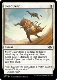 Steer Clear - Outlaws of Thunder Junction - Magic: The Gathering card