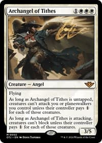 Archangel of Tithes - Outlaws of Thunder Junction - Magic: The Gathering card