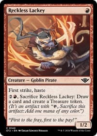 Reckless Lackey - Outlaws of Thunder Junction - Magic: The Gathering card