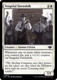 Vengeful Townsfolk - Outlaws of Thunder Junction - Magic: The Gathering card