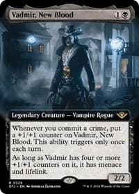 Vadmir, New Blood (Extended Art) - Outlaws of Thunder Junction - Magic: The Gathering card