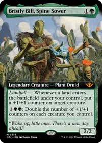 Bristly Bill, Spine Sower (Extended Art) - Outlaws of Thunder Junction - Magic: The Gathering card