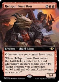 Hellspur Posse Boss (Extended Art) - Outlaws of Thunder Junction - Magic: The Gathering card