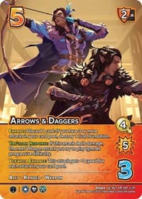 Arrows & Daggers (Alternate Art) - UniVersus Promos - UniVersus card