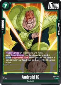 Android 16 - Blazing Aura - Dragon Ball Super: Fusion World card