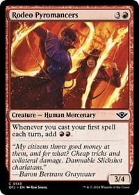 Rodeo Pyromancers - Outlaws of Thunder Junction - Magic: The Gathering card