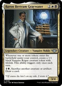 Baron Bertram Graywater - Outlaws of Thunder Junction - Magic: The Gathering card
