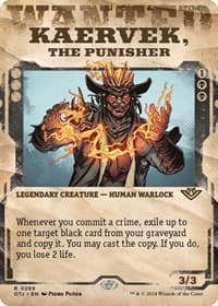 Kaervek, the Punisher (Showcase) - Outlaws of Thunder Junction - Magic: The Gathering card