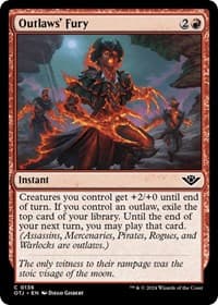 Outlaws' Fury - Outlaws of Thunder Junction - Magic: The Gathering card