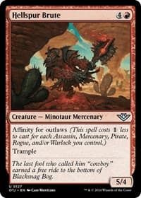 Hellspur Brute - Outlaws of Thunder Junction - Magic: The Gathering card