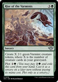 Rise of the Varmints - Outlaws of Thunder Junction - Magic: The Gathering card