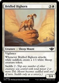 Bridled Bighorn - Outlaws of Thunder Junction - Magic: The Gathering card