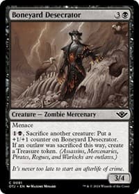 Boneyard Desecrator - Outlaws of Thunder Junction - Magic: The Gathering card