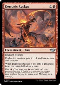 Demonic Ruckus - Outlaws of Thunder Junction - Magic: The Gathering card