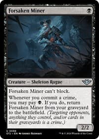 Forsaken Miner - Outlaws of Thunder Junction - Magic: The Gathering card