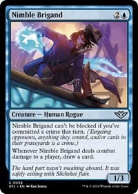 Nimble Brigand - Outlaws of Thunder Junction - Magic: The Gathering card