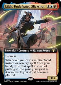 Lilah, Undefeated Slickshot (Extended Art) - Outlaws of Thunder Junction - Magic: The Gathering card