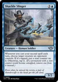 Shackle Slinger - Outlaws of Thunder Junction - Magic: The Gathering card