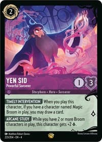 Yen Sid - Powerful Sorcerer (223/204) - Illumineer's Quest: Deep Trouble - Disney Lorcana card