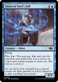 Djinn of Fool's Fall - Outlaws of Thunder Junction - Magic: The Gathering card