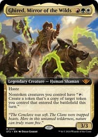 Ghired, Mirror of the Wilds (Extended Art) - Outlaws of Thunder Junction - Magic: The Gathering card
