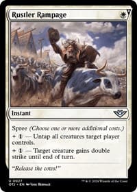 Rustler Rampage - Outlaws of Thunder Junction - Magic: The Gathering card