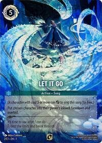 Let It Go (Disney Lorcana Challenge Top 128) - Disney Lorcana Promo Cards - Disney Lorcana card
