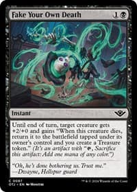 Fake Your Own Death - Outlaws of Thunder Junction - Magic: The Gathering card