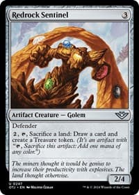 Redrock Sentinel - Outlaws of Thunder Junction - Magic: The Gathering card