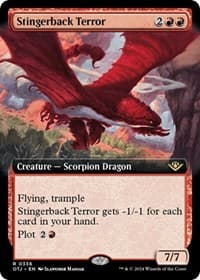 Stingerback Terror (Extended Art) - Outlaws of Thunder Junction - Magic: The Gathering card